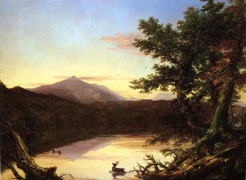 Thomas Cole Schroon Lake china oil painting image